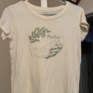 Women's Madewell Softfade Positano Vintage Tee Size XXS